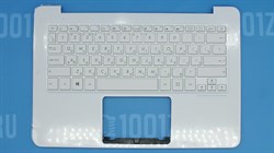 Клавиатура для ASUS ZenBook UX305, UX305CA, UX305UA, белая с топкейсом 5893 - фото 10067