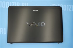 Крышка матрицы для Sony VAIO SVE14, SVE141 с петлями и видео шлейфом, 3FHK6LHN000, EAHK6003010, черная 6490 - фото 13575