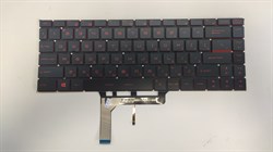 Клавиатура для ноутбука MSI GF63, GF65, GS65, GS65VR с красной подсветкой 7002 - фото 16841