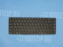 Клавиатура для ноутбука Sony VGN-NW черная без рамки KB01019 - фото 7982