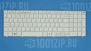 Клавиатура для ноутбука Packard Bell TM81, TM85, TM86, TM87, белая