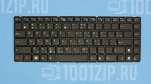 Клавиатура для ноутбука Asus A42, K42, UL30, X44HY, X44L, X44LY черная c рамкой