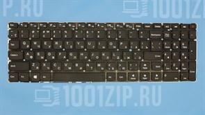 Клавиатура для ноутбука Lenovo IdeaPad  110-15IBR черная без рамки KB00710