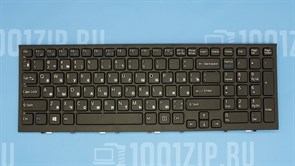 Клавиатура для ноутбука Sony VPC-EE черная с рамкой