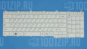 Клавиатура для ноутбука Toshiba C650, C660, L650 белая KB01031