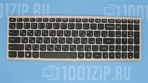 Клавиатура для ноутбука Lenovo P500, Z500 черная с серой рамкой KB00644