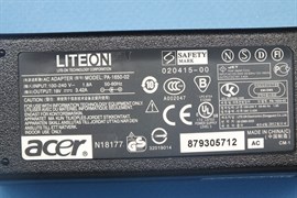 Зарядка для ноутбука Acer 19V 3,42A (65W) 3,0x1,0 мм