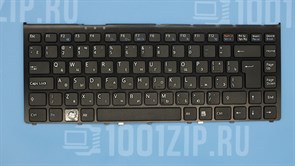 Клавиатура для ноутбука Sony VGN-FW черная с рамкой